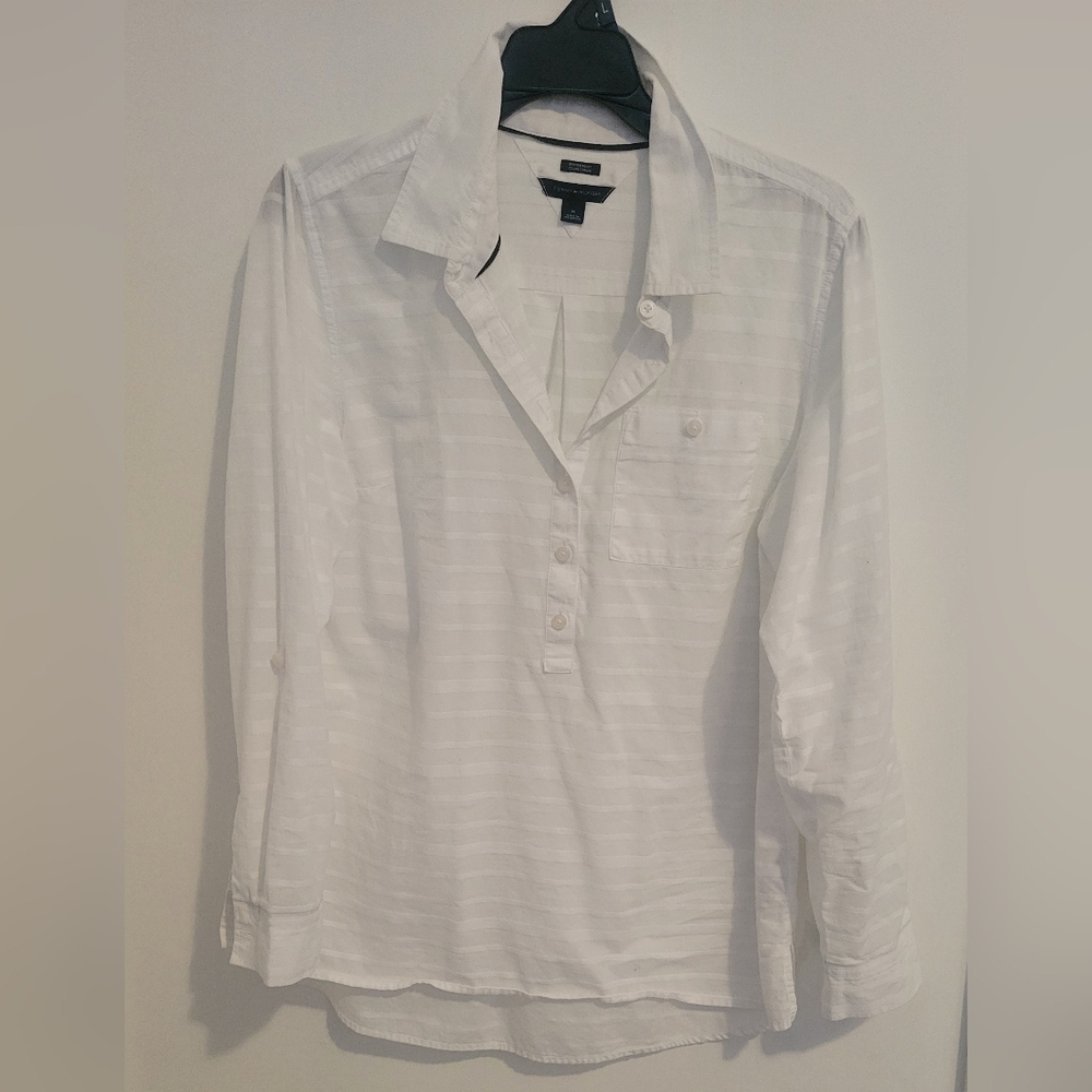 Tommy Hilfiger White Striped Shirt